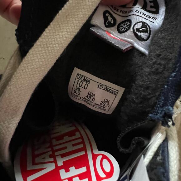New VANS SK8 Hi Mte-1 High Top Platform Sneaker Navy Suede Lace Up Men's size 10 - Picture 6 of 6